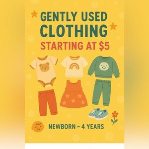 Bundle kids clothing starting at $5